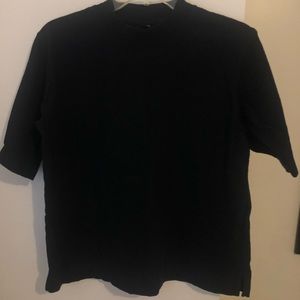 Uniqlo black cotton tee
